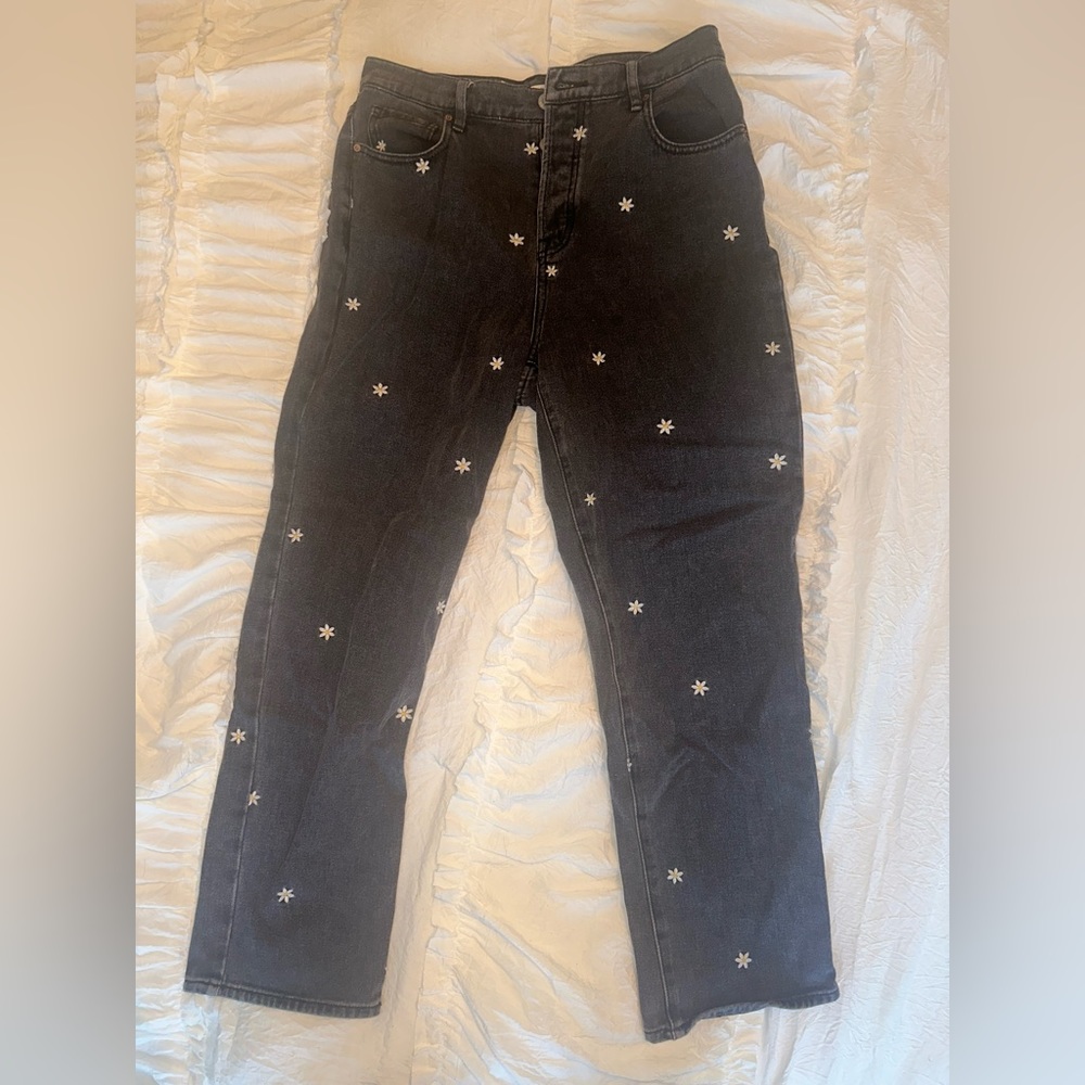 Pacsun Daisy High-Rise Straight Black Jeans
